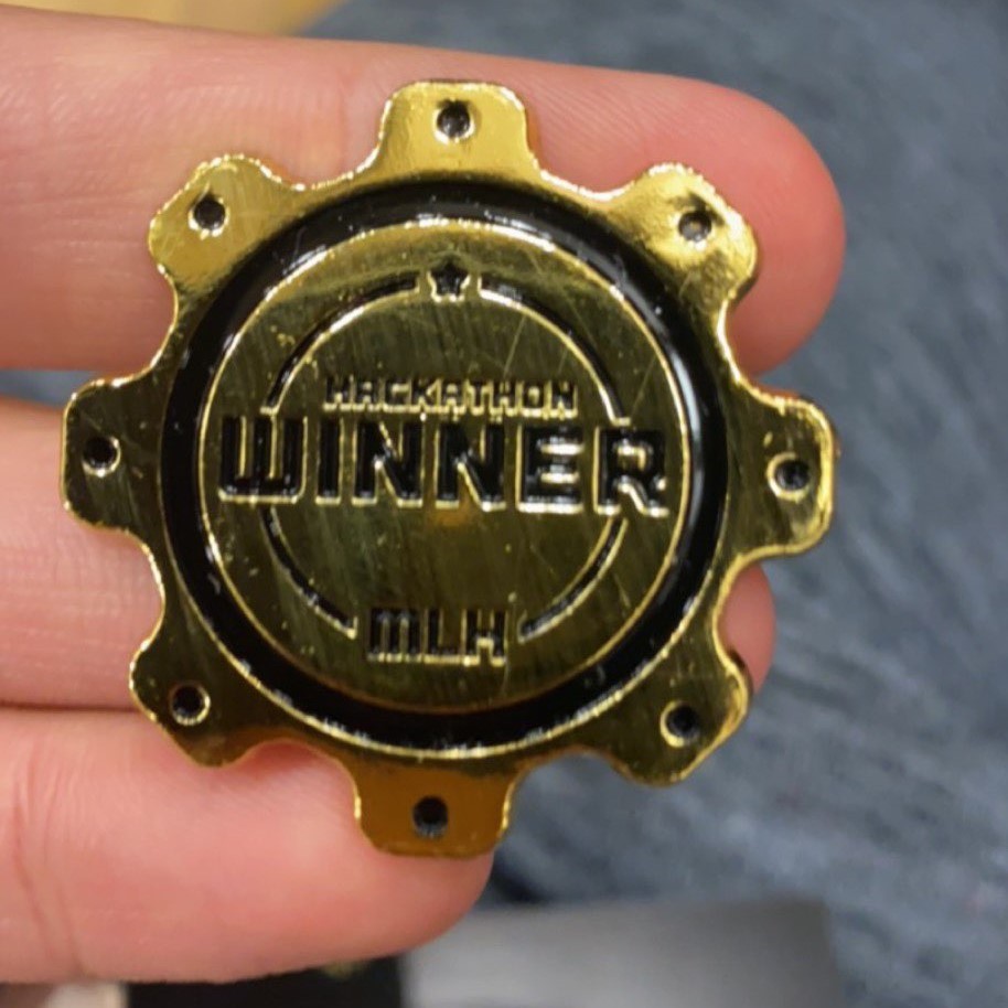 UIowa Hackathon Winner Medal